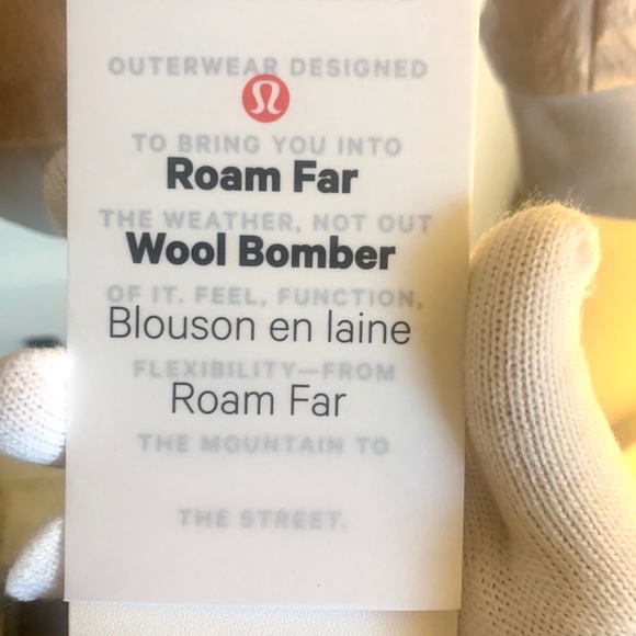 🟠SOLD🟠Roam Far Wool Reversible Bomber/Waterproof/Pink - Picture 10 of 13